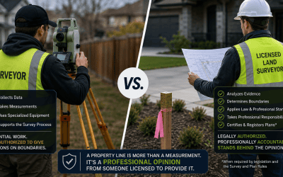 Surveyor vs. Land Surveyor: Who Can Give You a Professional Opinion on Your Property Line?